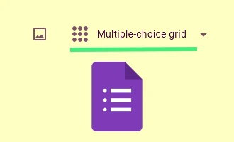 Google Forms multiple choice grid