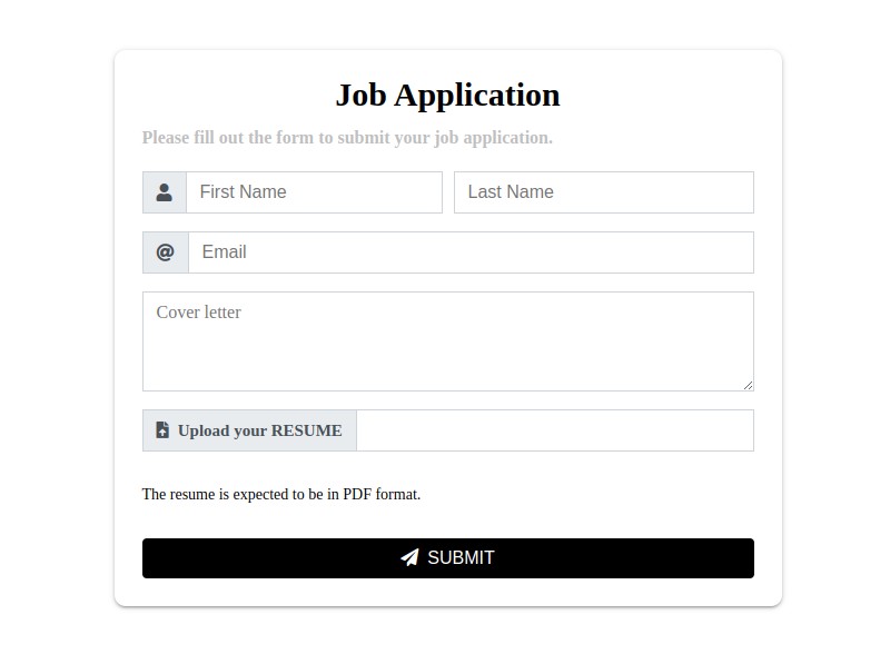 Easy Way To Build A Job Application Form Nerdy Form 4587