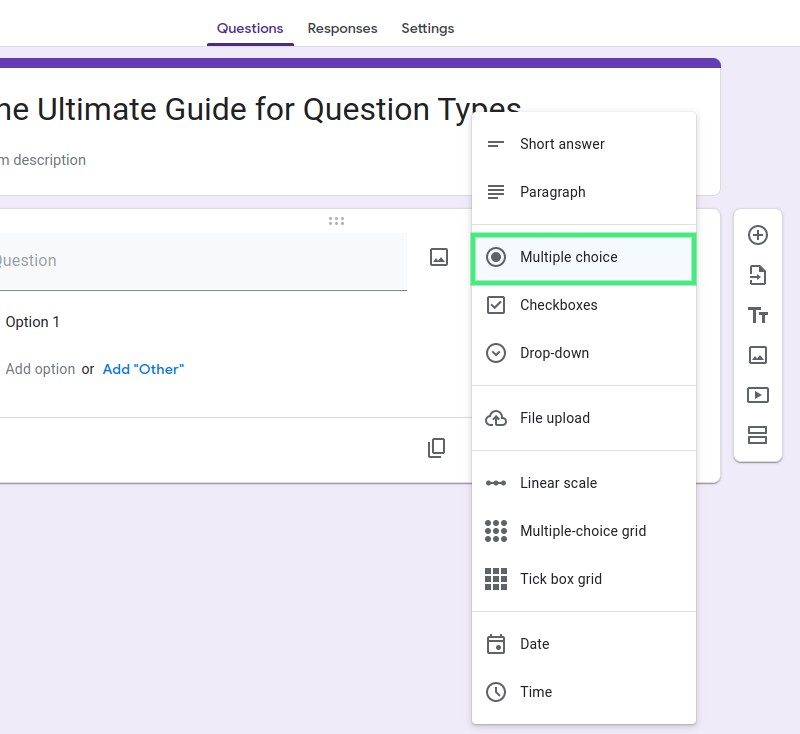 The Ultimate Guide For Google Forms Question Types Nerdy Form