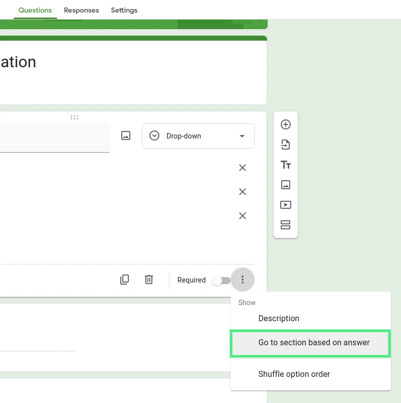 Google Forms Conditional Branching Nerdy Form