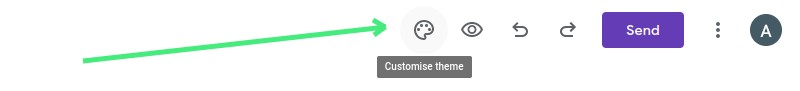 Theme customization in Google Forms