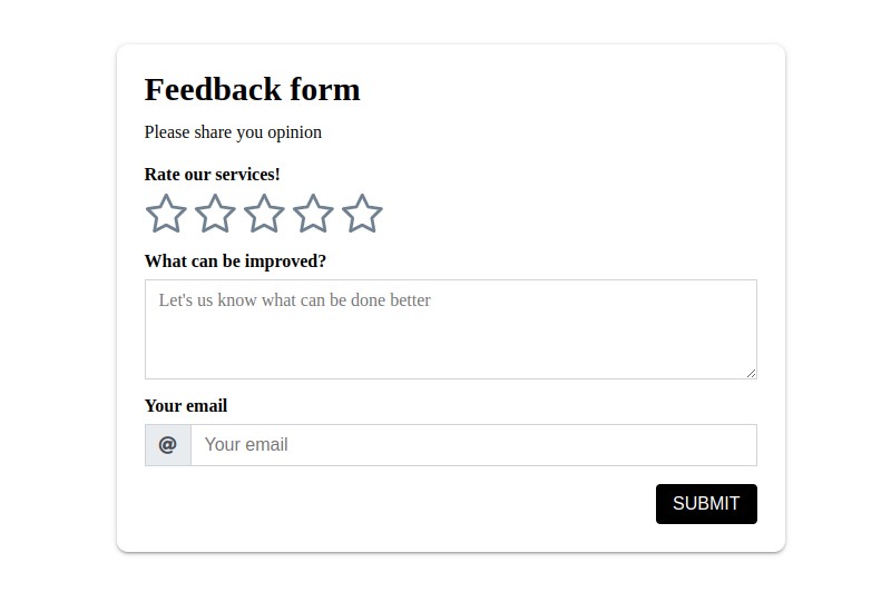 How To Create A Feedback Form Nerdy Form